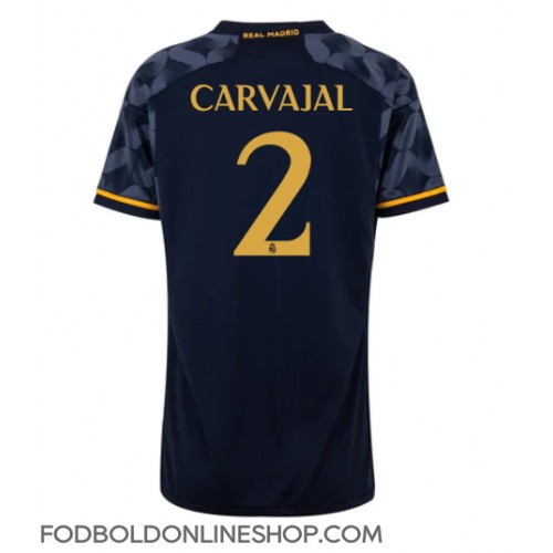 Real Madrid Daniel Carvajal #2 Udebanetrøje Dame 2023-24 Kortærmet
